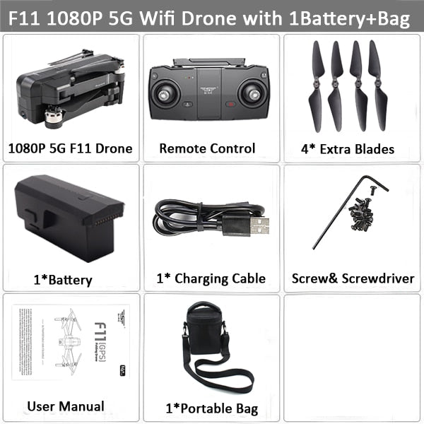 SJRC F11 GPS Drone